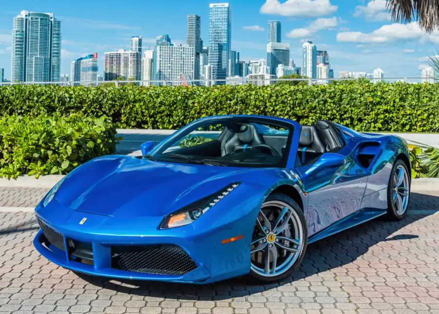 Ferrari 844 spider luxury car service Miami